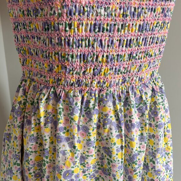 NWT - English Factory Floral Smocked Midi Dress, Size S - Picture 3 of 7